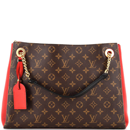Louis Vuitton Surene Handbag Monogram Canvas with Leather MM