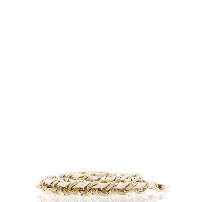 Louis Vuitton Multi Pochette Accessoires Woven Chain Strap Leather and Metal