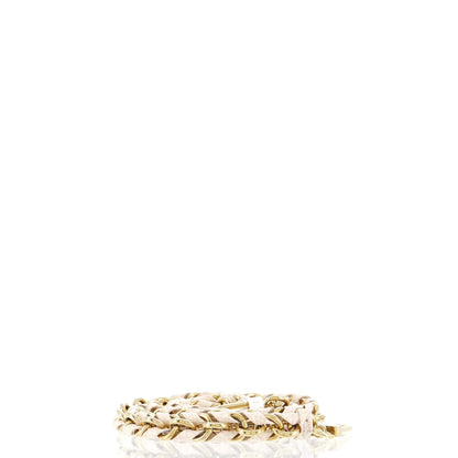 Louis Vuitton Multi Pochette Accessoires Woven Chain Strap Leather and Metal