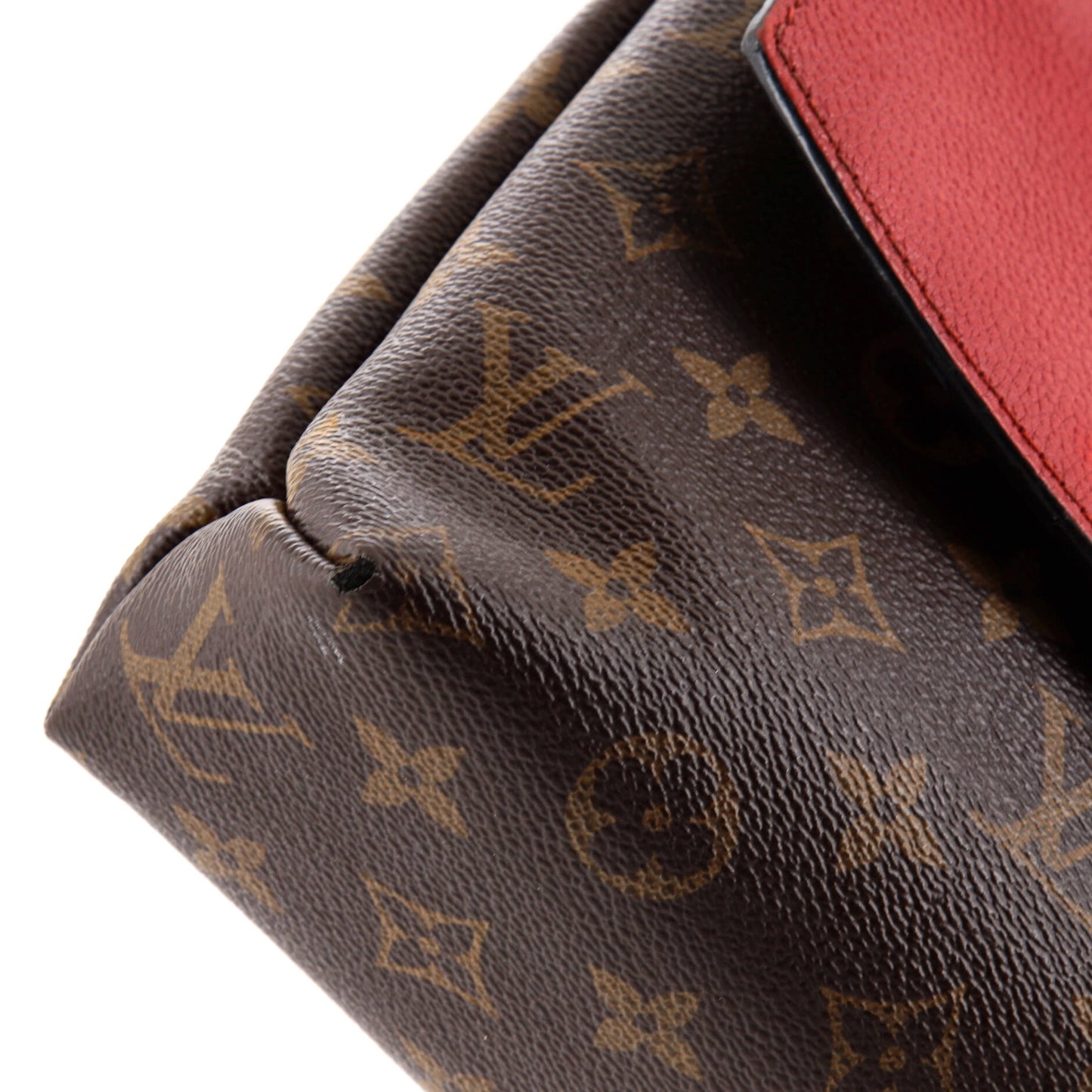 Louis Vuitton Saint Placide Handbag Monogram Canvas and Leather