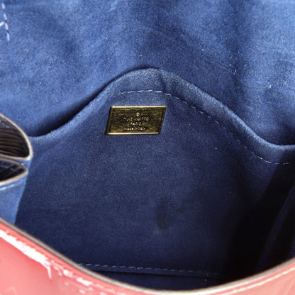 Louis Vuitton Spring Street NM Handbag Monogram Vernis with Monogram Canvas