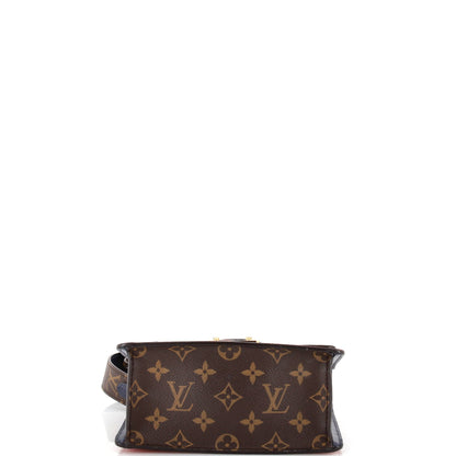 Louis Vuitton Spring Street NM Handbag Monogram Vernis with Monogram Canvas