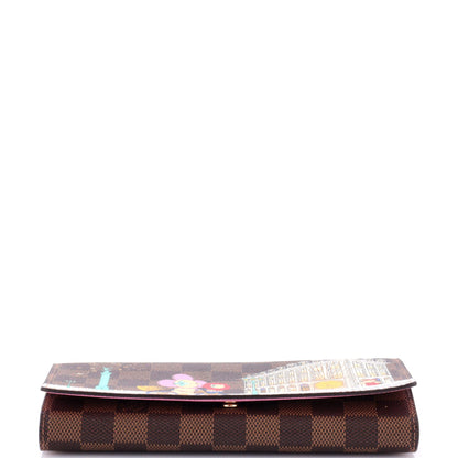 Louis Vuitton Sarah Wallet Limited Edition Vivienne Xmas Damier