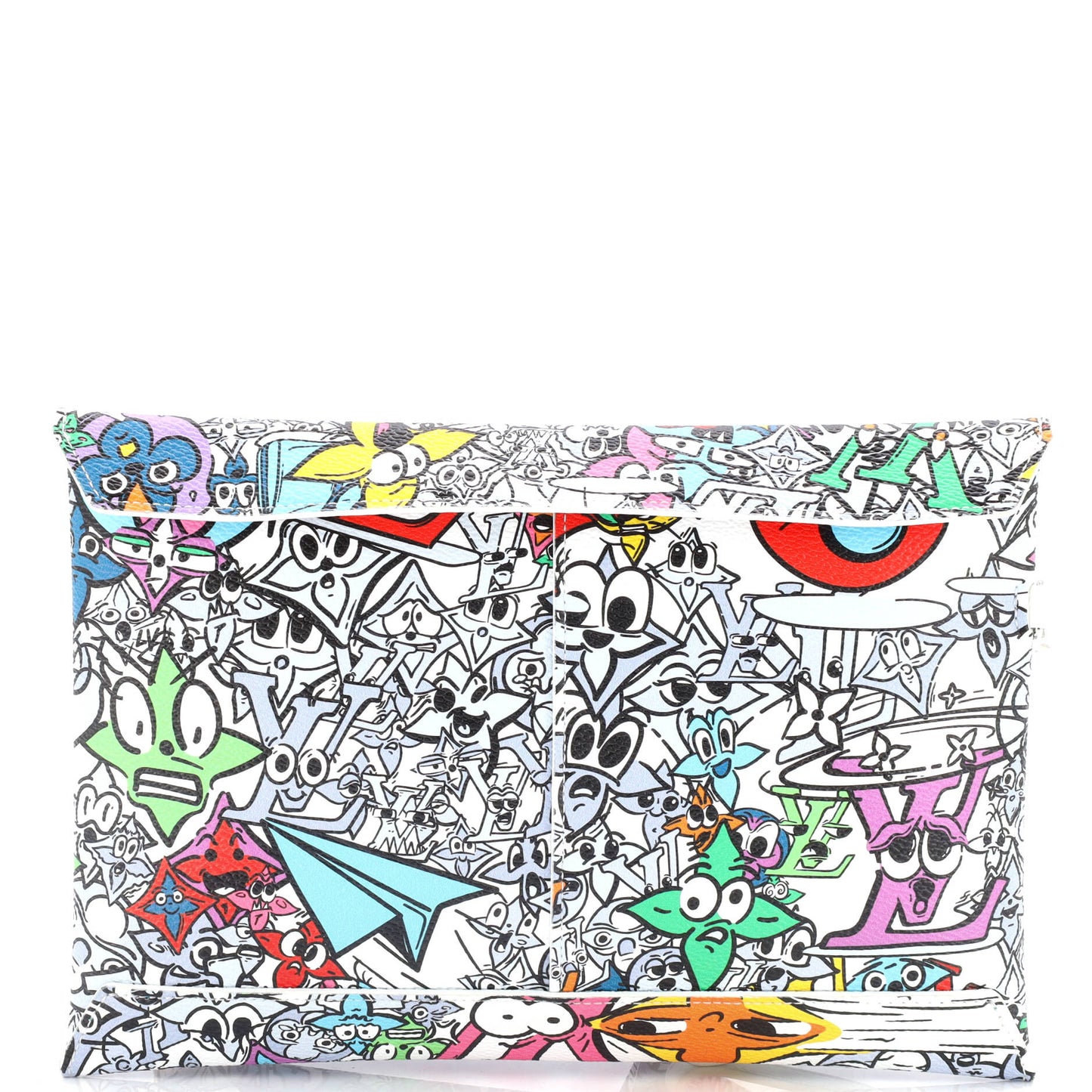 Louis Vuitton Trio Envelope Pouch Set Limited Edition Monogram Comics Canvas