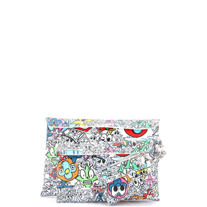 Louis Vuitton Trio Envelope Pouch Set Limited Edition Monogram Comics Canvas