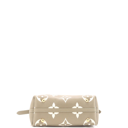 Louis Vuitton CarryAll Hobo Bicolor Monogram Empreinte Giant PM