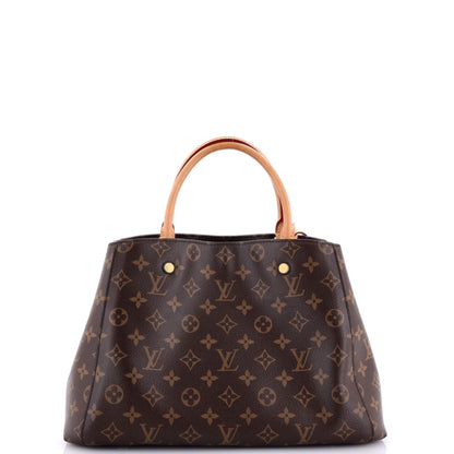 Louis Vuitton Montaigne Handbag Monogram Canvas MM