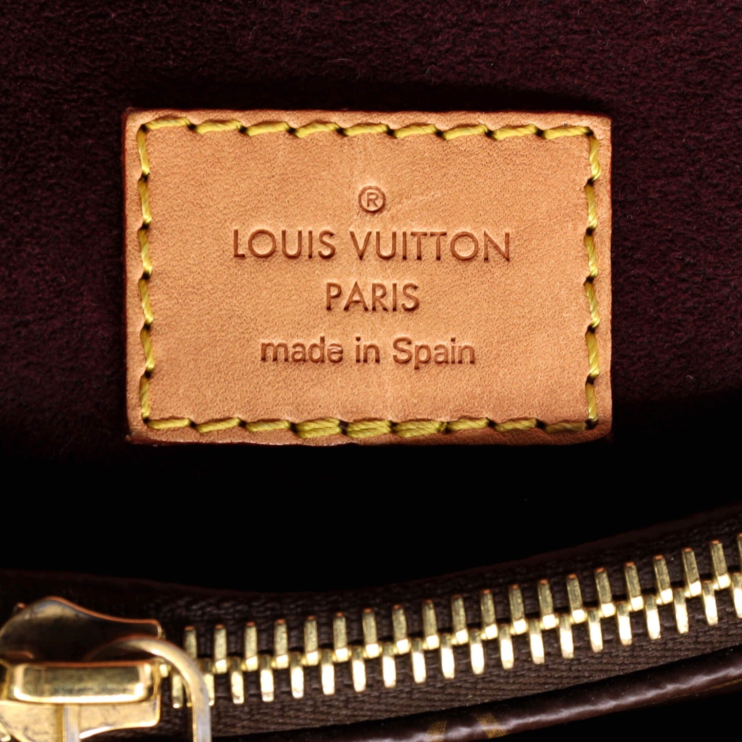 Louis Vuitton Montaigne Handbag Monogram Canvas MM