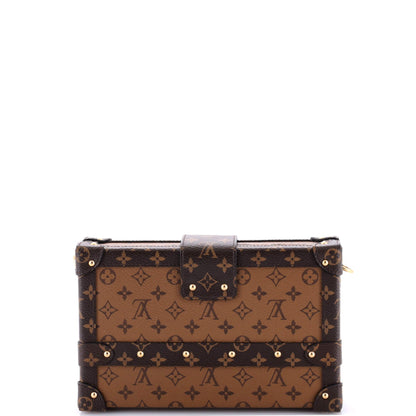 Louis Vuitton Petite Malle Handbag Reverse Monogram Canvas