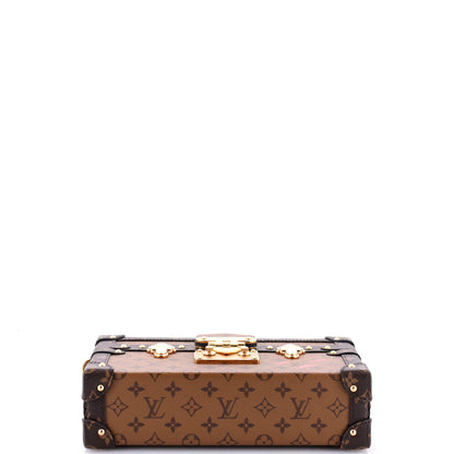 Louis Vuitton Petite Malle Handbag Reverse Monogram Canvas