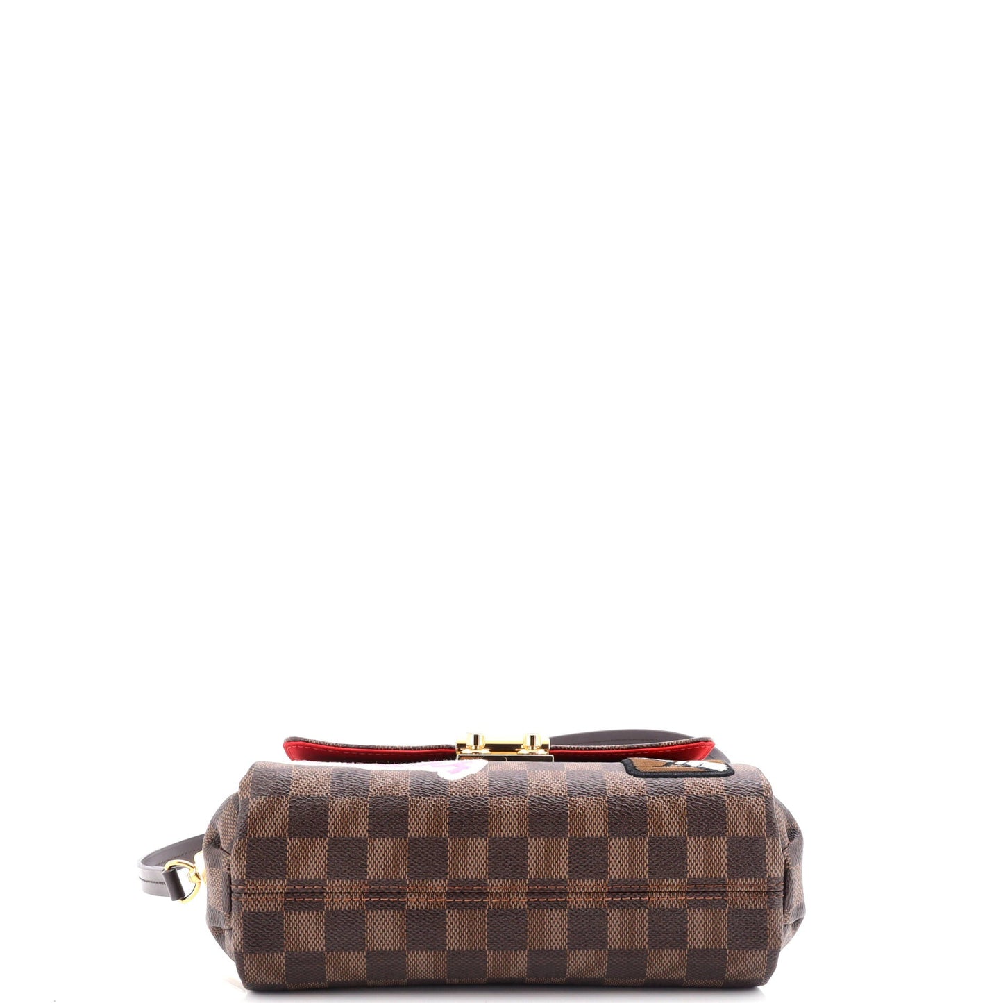 Louis Vuitton Croisette Handbag Limited Edition Patches Damier