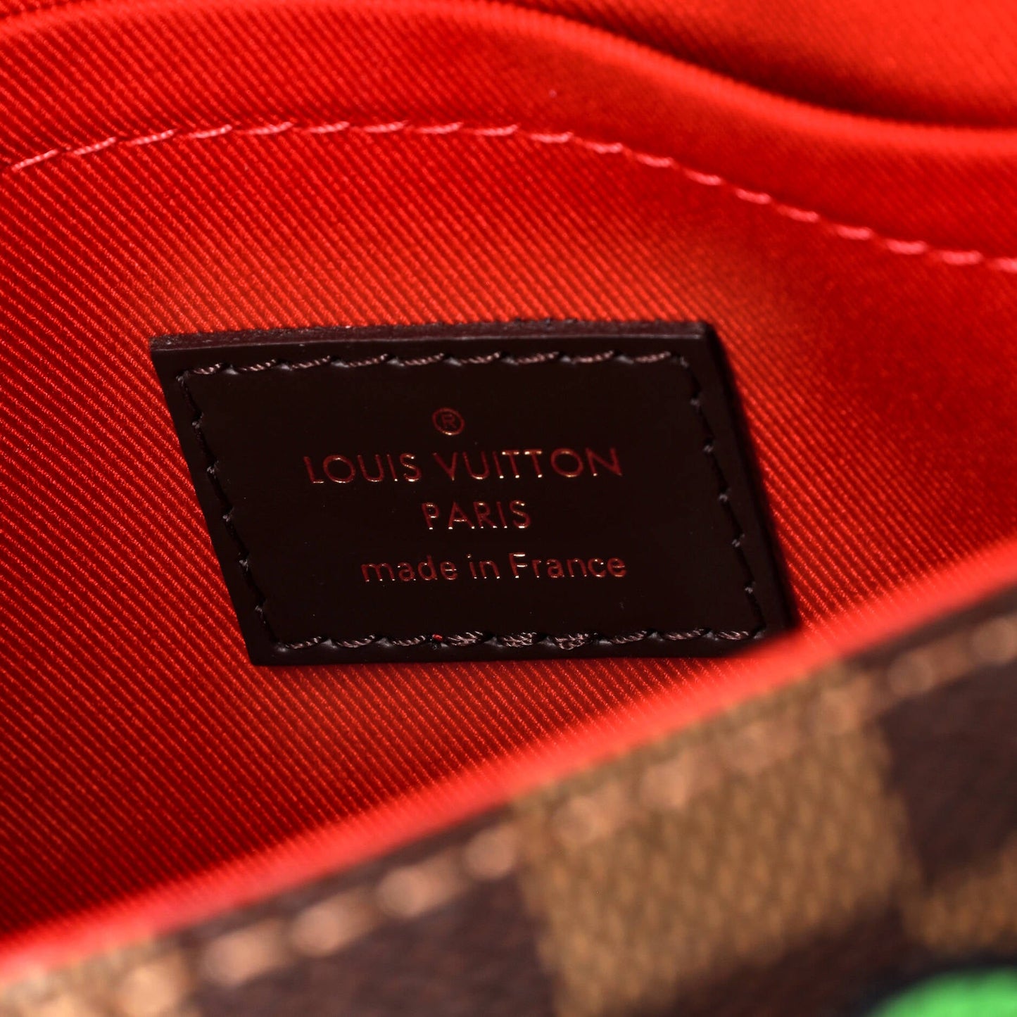 Louis Vuitton Croisette Handbag Limited Edition Patches Damier