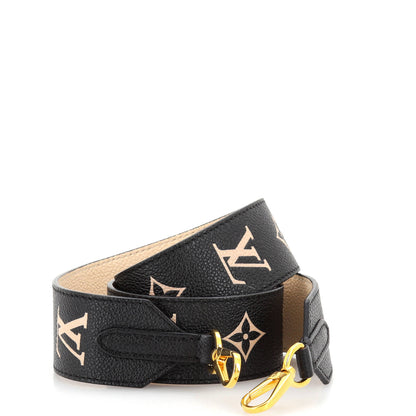 Louis Vuitton Bandouliere Shoulder Strap Bicolor Monogram Empreinte Giant