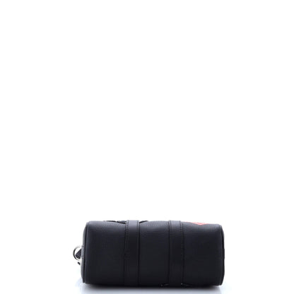 Louis Vuitton Nigo Keepall Bandouliere Bag Monogram Denim and Taurillon Leather XS