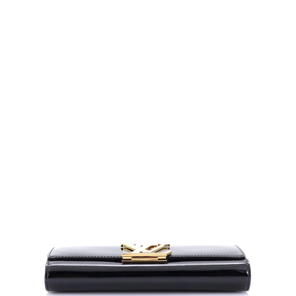 Louis Vuitton Louise Clutch Patent Long
