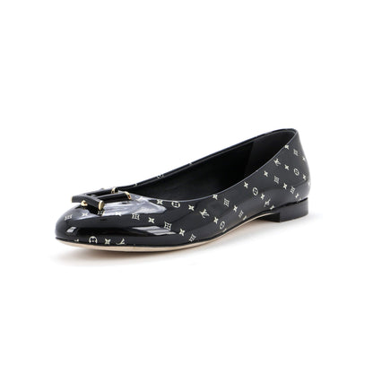 Louis Vuitton Women's Nina Ballerina Flats Nano Monogram Patent