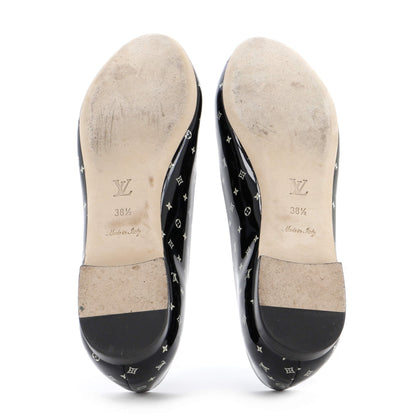 Louis Vuitton Women's Nina Ballerina Flats Nano Monogram Patent