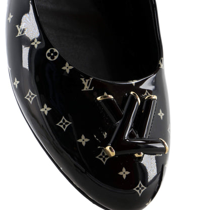 Louis Vuitton Women's Nina Ballerina Flats Nano Monogram Patent