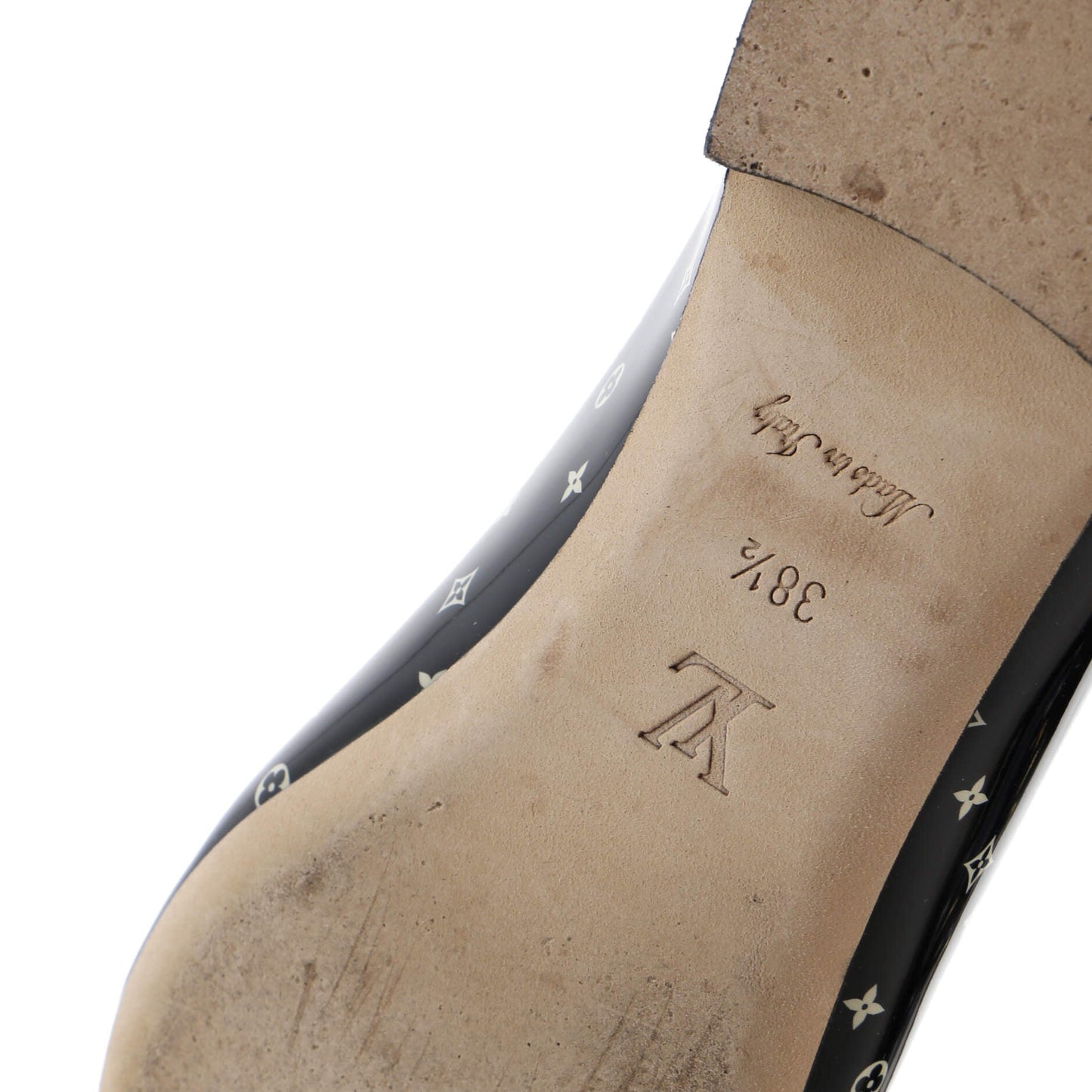 Louis Vuitton Women's Nina Ballerina Flats Nano Monogram Patent