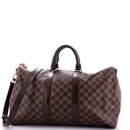 Louis Vuitton Keepall Bandouliere Bag Damier 45
