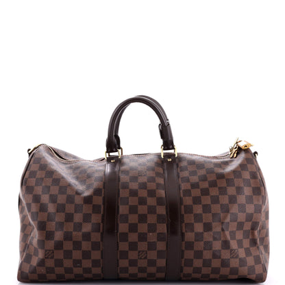 Louis Vuitton Keepall Bandouliere Bag Damier 45