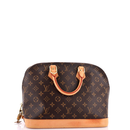 Louis Vuitton Alma Handbag Monogram Canvas PM