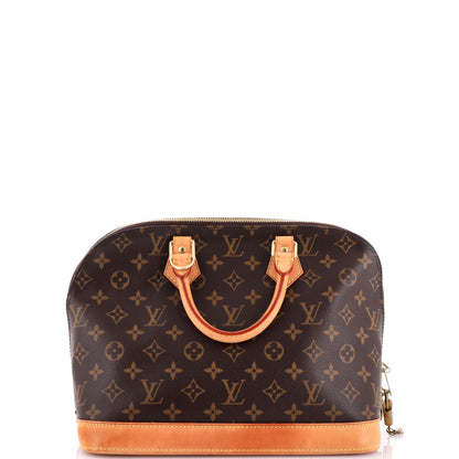 Louis Vuitton Alma Handbag Monogram Canvas PM