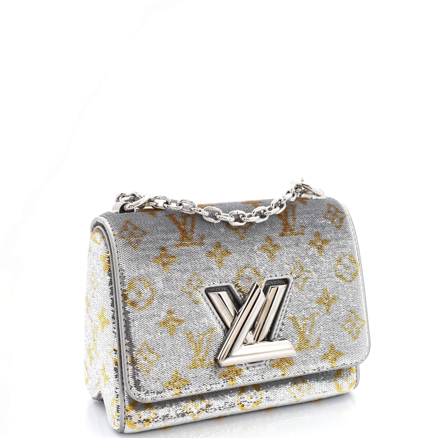 Louis Vuitton Twist Handbag Monogram Sequins PM