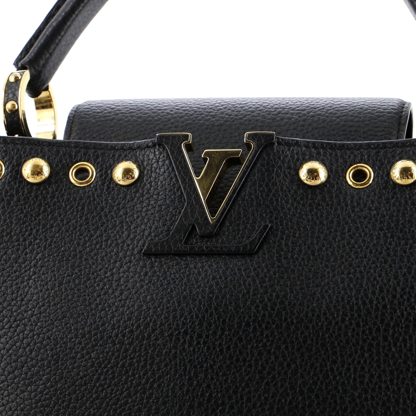 Louis Vuitton Capucines Bag Leather with Embellished Detail PM