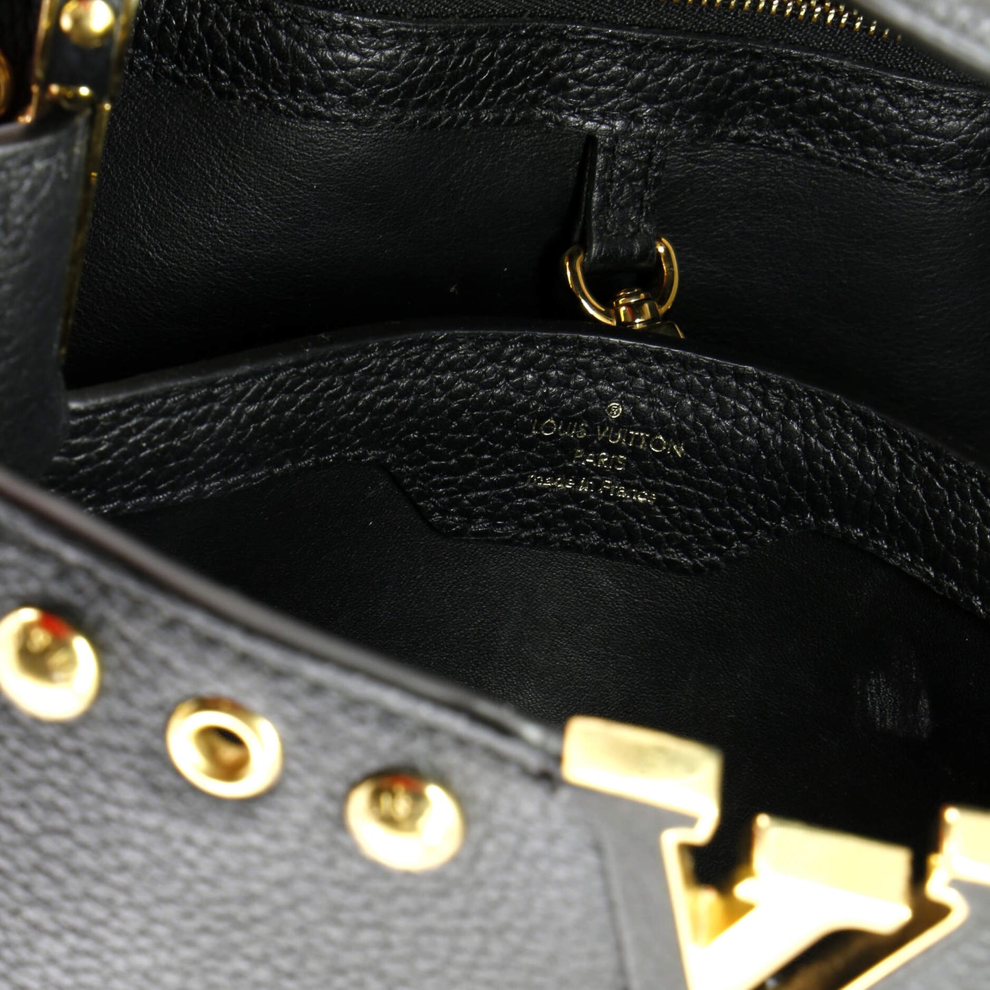 Louis Vuitton Capucines Bag Leather with Embellished Detail PM