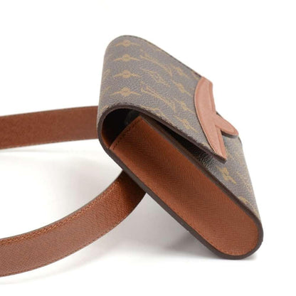 Louis Vuitto Pochette Arche Monogram Canvas Clutch Bag with Belt