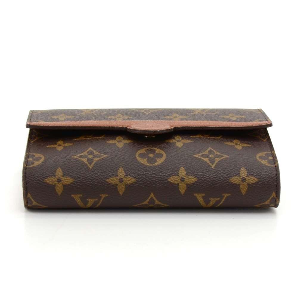 Louis Vuitto Pochette Arche Monogram Canvas Clutch Bag with Belt
