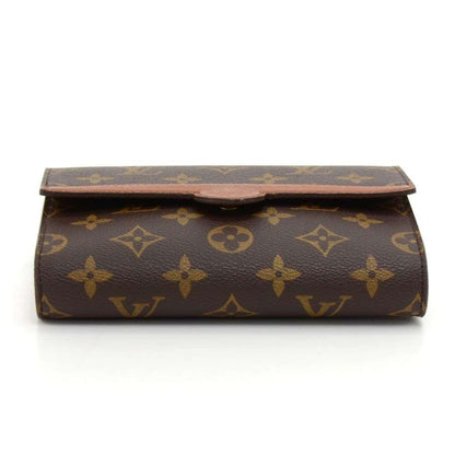 Louis Vuitto Pochette Arche Monogram Canvas Clutch Bag with Belt
