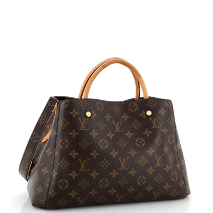 Louis Vuitton Montaigne Handbag Monogram Canvas MM