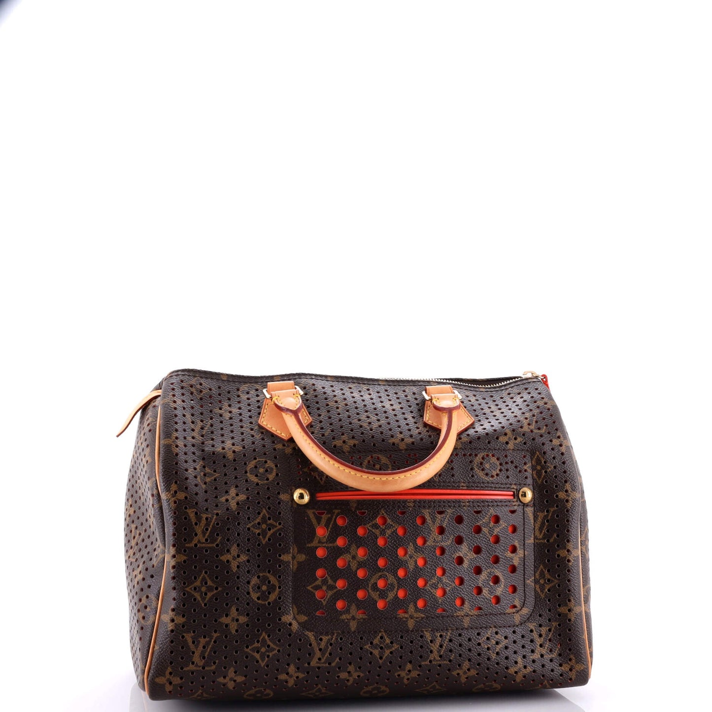 Louis Vuitton Speedy Handbag Perforated Monogram Canvas 30