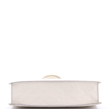 Louis Vuitton Sac Plat Bag Monogram Taurillon Leather