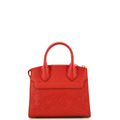 Louis Vuitton Pont Neuf Handbag Monogram Empreinte Leather Mini