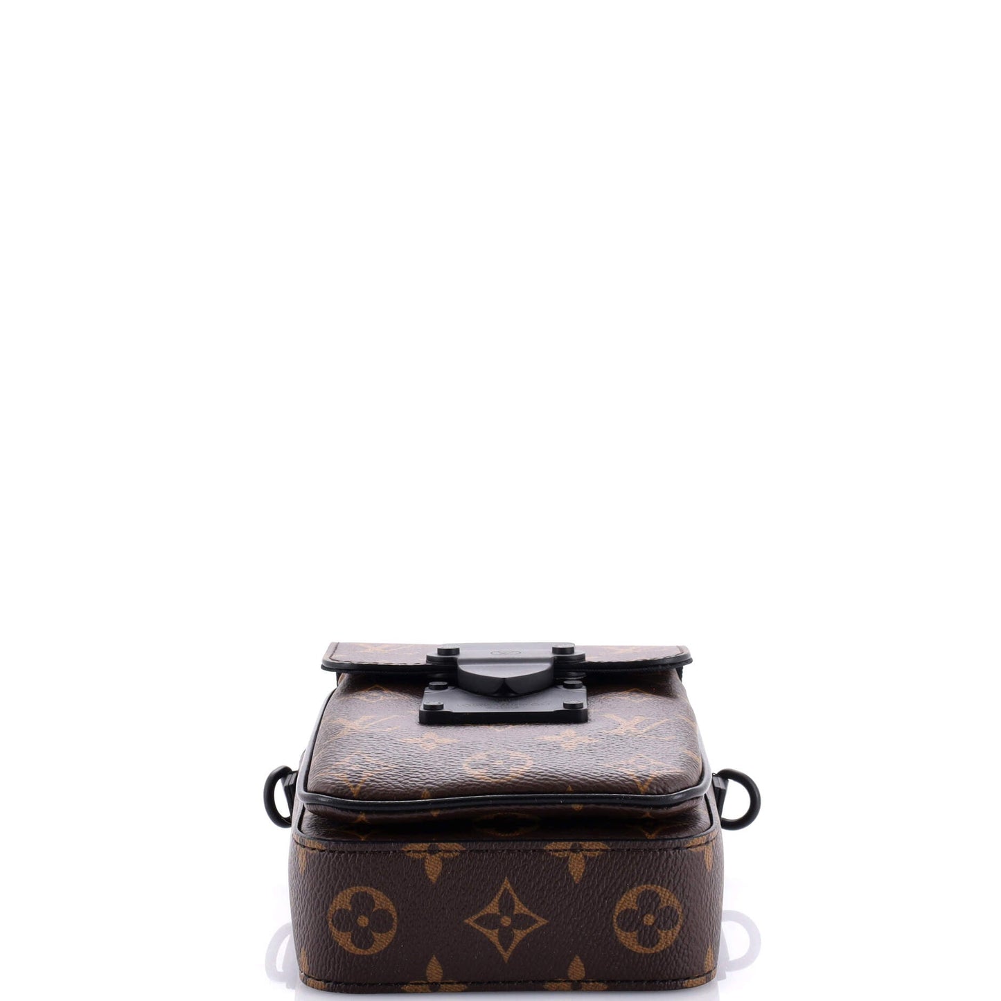 Louis Vuitton S Lock Vertical Wearable Wallet Macassar Monogram Canvas