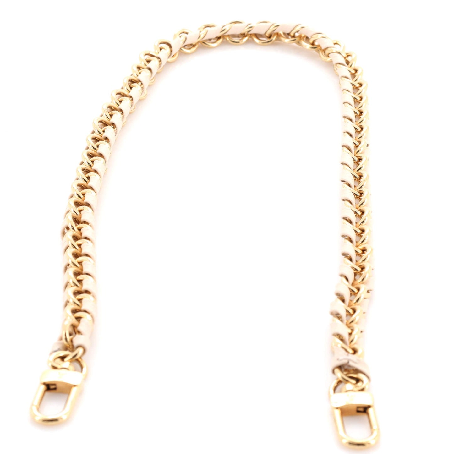 Louis Vuitton Multi Pochette Accessoires Woven Chain Strap Leather and Metal