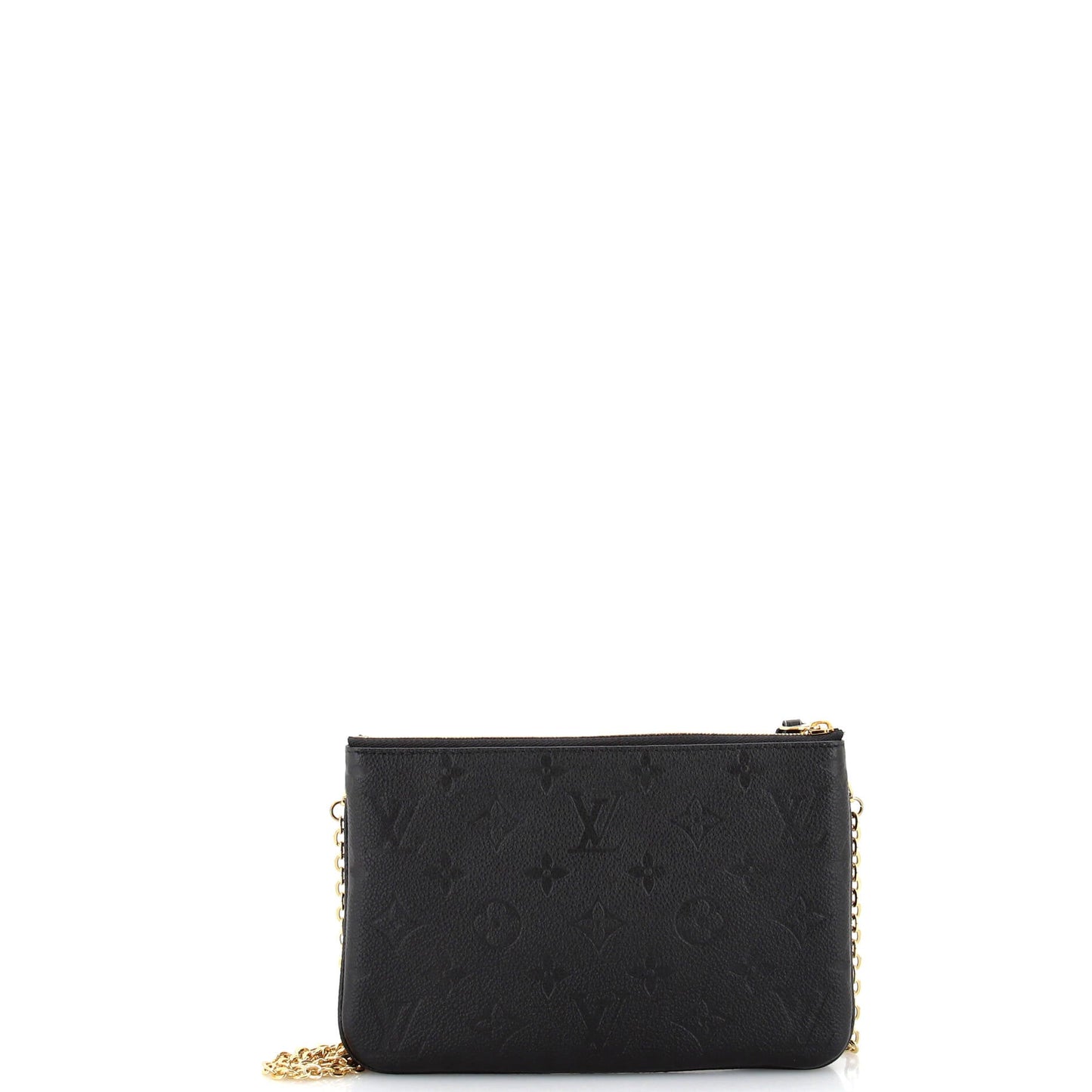 Louis Vuitton Double Zip Pochette Monogram Empreinte Leather