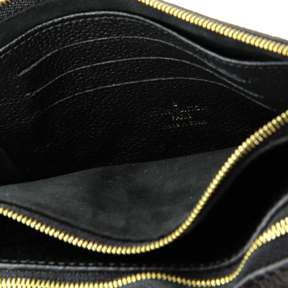 Louis Vuitton Double Zip Pochette Monogram Empreinte Leather