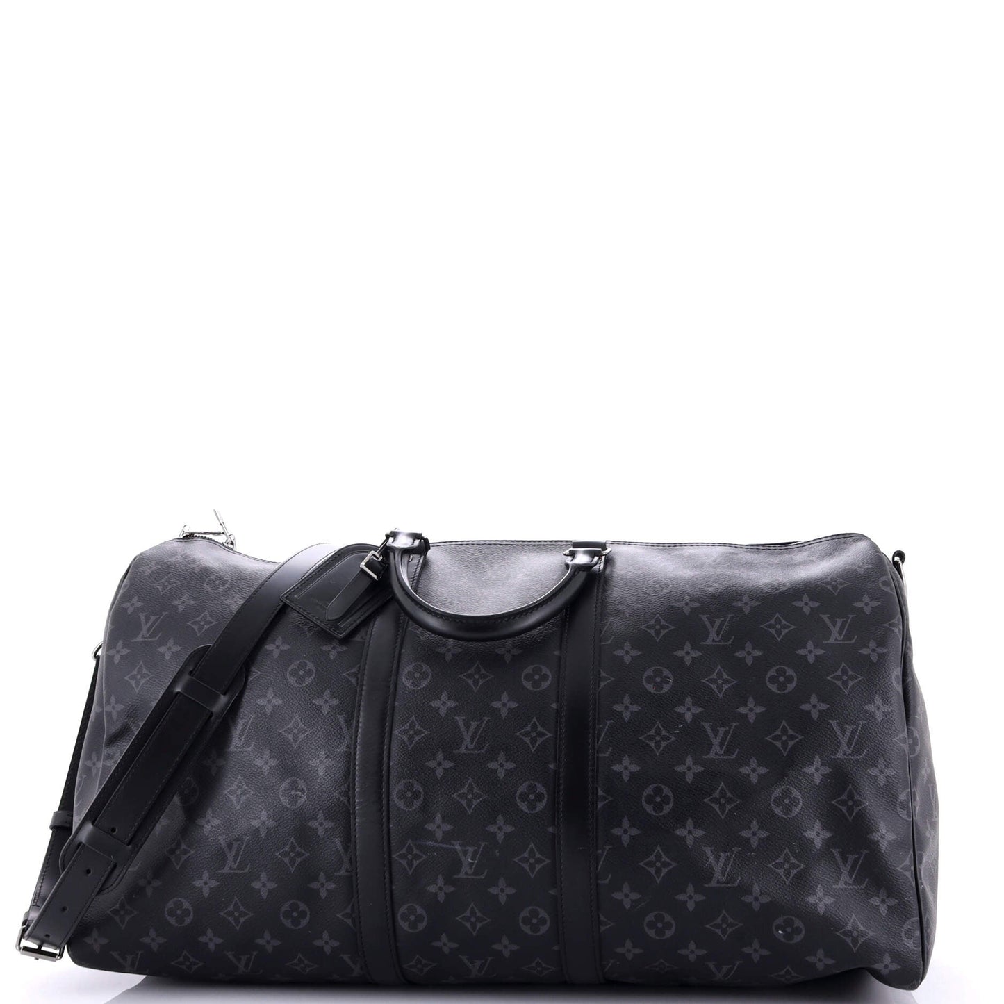 Louis Vuitton Keepall Bandouliere Bag Monogram Eclipse Canvas 55