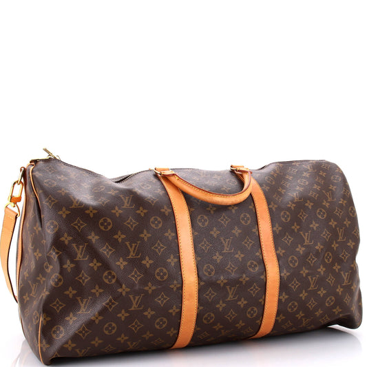 Louis Vuitton Keepall Bandouliere Bag Monogram Canvas 60