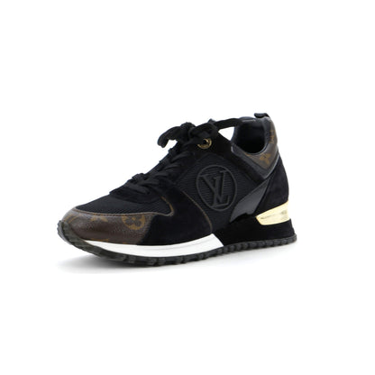 Louis Vuitton Women's Run Away Sneakers Mesh with Monogram Canvas and Suede