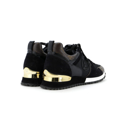 Louis Vuitton Women's Run Away Sneakers Mesh with Monogram Canvas and Suede