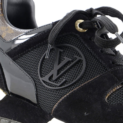 Louis Vuitton Women's Run Away Sneakers Mesh with Monogram Canvas and Suede