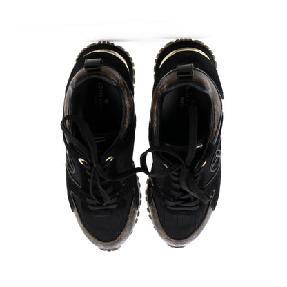 Louis Vuitton Women's Run Away Sneakers Mesh with Monogram Canvas and Suede