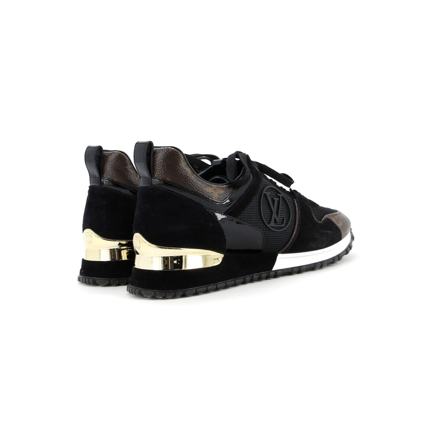 Louis Vuitton Women's Run Away Sneakers Mesh with Monogram Canvas and Suede
