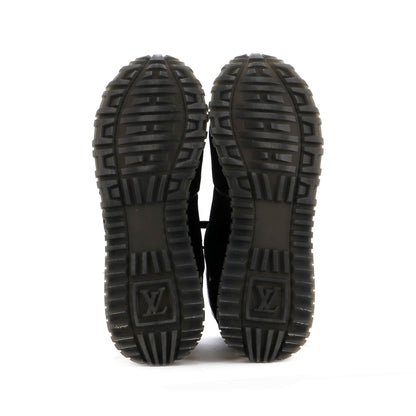 Louis Vuitton Women's Run Away Sneakers Mesh with Monogram Canvas and Suede