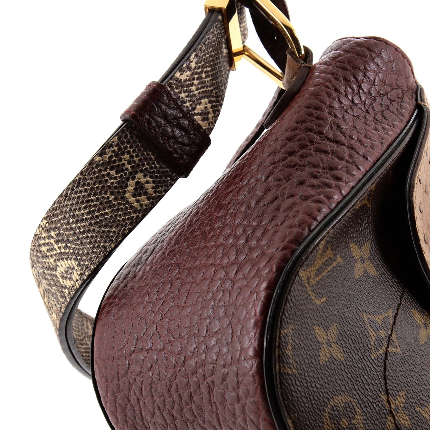 Louis Vuitton Majestueux Shoulder Bag Monogram Canvas and Exotics